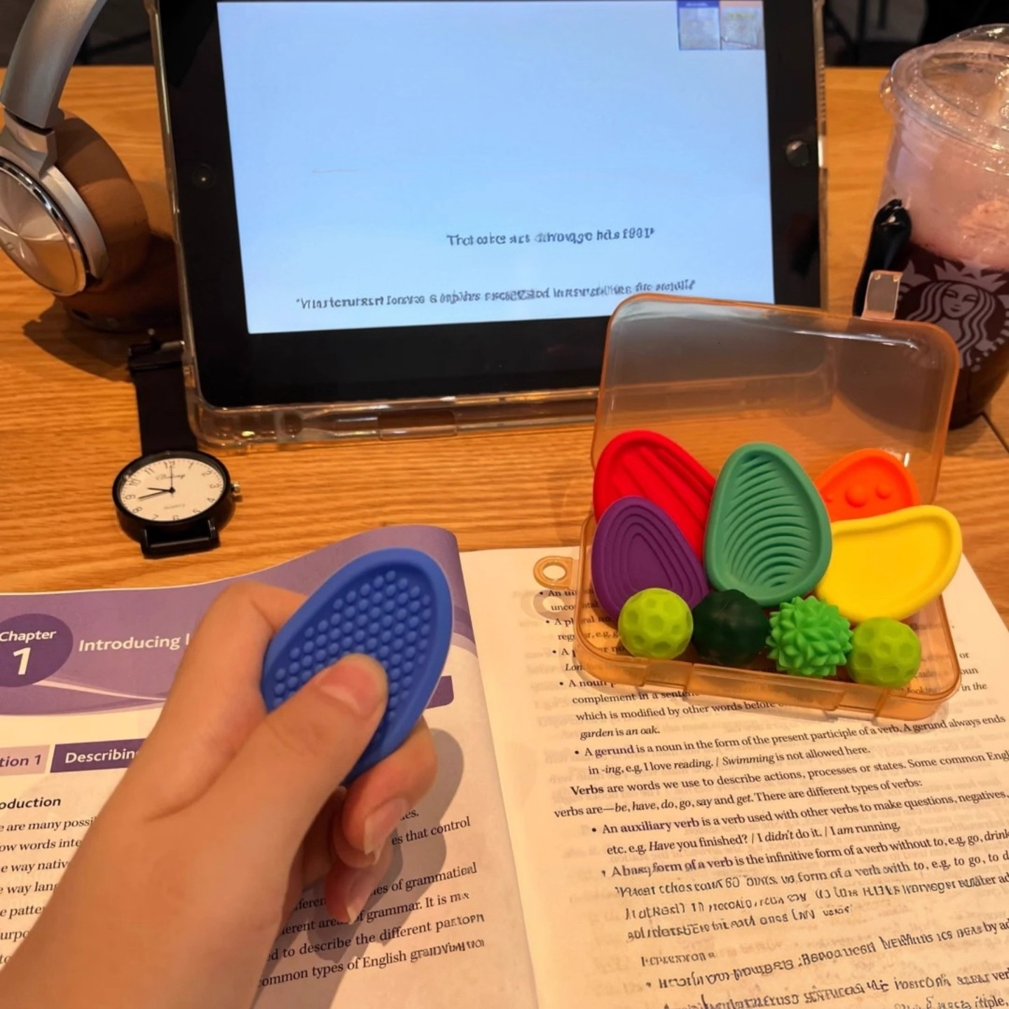 感官石儿童提高专注力训练神器手指解压纹理石缓解焦虑玩具触觉板