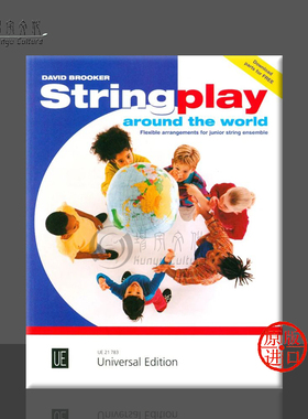 弦乐演奏环游世界 维也纳原版乐谱书 Stringplay around the World for flexible string ensemble and optional piano UE21783