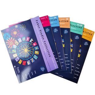 菲伯尔 钢琴教材选集 入门至4级 全套共一至六卷 儿童钢琴探险系列 海伦德乐谱 Faber Studio Collection Faber Piano Adventures