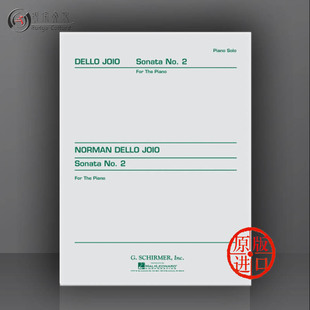 钢琴独奏谱 for 德洛 希尔默原版 奏鸣曲 Piano Sonata 乐谱书 Dello Nos Joio 乔约 诺曼 50284640 Norman
