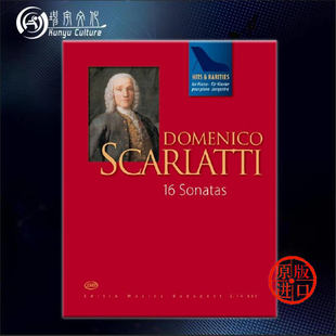 布达佩斯原版 Z14695 Sonatas Rarities 精选和珍藏 16首钢琴奏鸣曲 for Scarlatti 乐谱书 斯卡拉蒂 Domenico piano Hits
