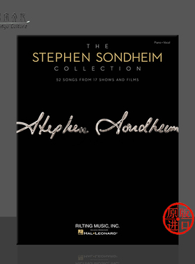 斯蒂芬 桑德海姆作品集 17场演出和电影中的52首歌曲 为声乐作品改编 英皇考级 ABRSM 文凭考试用书 海伦德原版乐谱书 HL00313531