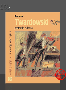 特瓦尔多夫斯基 田园舞曲 小提琴独奏 Euterpe原版乐谱书 Twardowski Pastorale e danza Violin EU0804