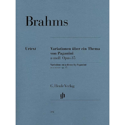 勃拉姆斯帕格尼尼主题变奏曲