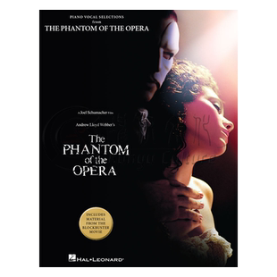 韦伯 歌剧魅影 电影精选 声乐吉他和钢琴 海伦德原版乐谱书 Webber The Phantom of the Opera Movie Selections HL00313294
