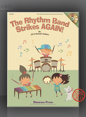 加利纳 旋律乐队开始演奏 旋律乐器 含CD 原版乐谱书 Gallina The Rhythm Band Strikes Again HL35028006