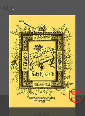 小品集钢琴练习曲十五首Op62 基什内尔 霍夫曼斯特 原版乐谱书 Kirchner MINIATUREN 15 LEICHTE KLAVIERSTUCKE for Piano FH2573