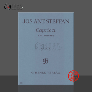 Steffan Piano Capricci 樂譜書 史蒂芬 亨樂Henle原版 oseph 鋼琴隨想曲 帶指法 五首鋼琴獨奏 Edition HN227 First 首版 Anton
