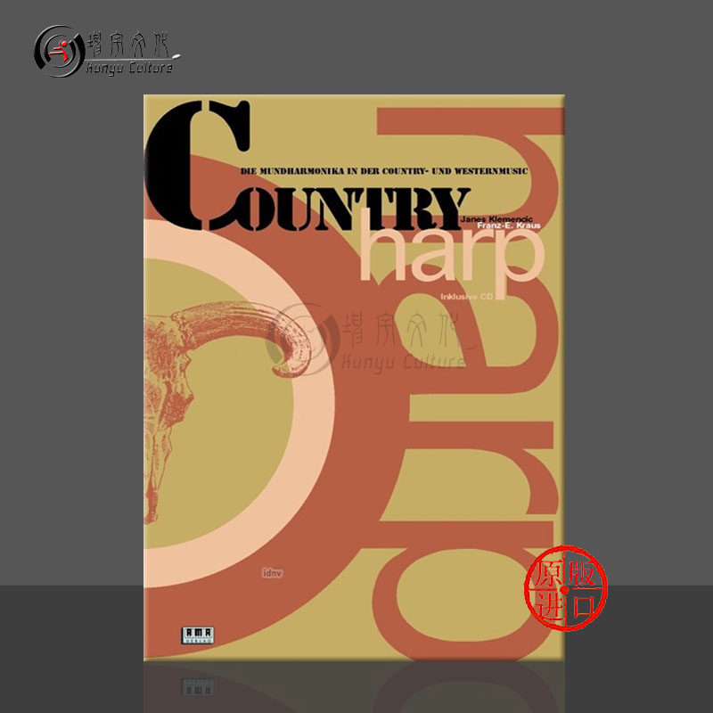 克莱门希奇 乡村竖琴 音乐书籍 AMA原版乐谱书 Janes Klemencic Country Harp 610210