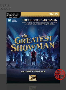 马戏之王 电影音乐选集 9首歌曲 圆号独奏 帕塞克 贾斯丁 含在线音频 海伦德乐谱书 The Greatest Showman Hit Songs HL00277394