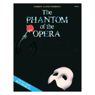 韦伯 歌剧魅影音乐选曲 小提琴独奏 海伦德原版进口乐谱书 Webber The Phantom of Opera for Violin HL00850207