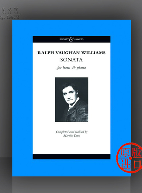 拉尔夫 沃恩 威廉斯 圆号奏鸣曲 附钢琴伴奏 博浩原版乐谱书 Ralph Vaughan Williams Sonata for horn and piano BH13942