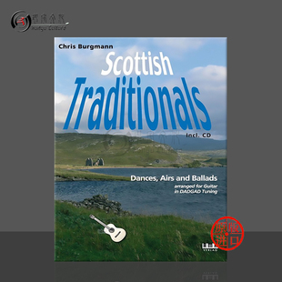 吉他独奏 Dances 苏格兰 含CD 叙事曲 舞蹈 Air Traditionals AMA原版 Ballad Burgmann 爱尔曲 Scottish 传统 布格曼 610573 乐谱