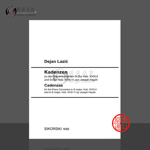 华彩片段 XVIII11 XVIII4 拉锡克 思考斯基乐谱书 Major Concertos Hob Cadenzas Dejan SIK1686 Haydn 钢琴独奏 海顿协奏曲