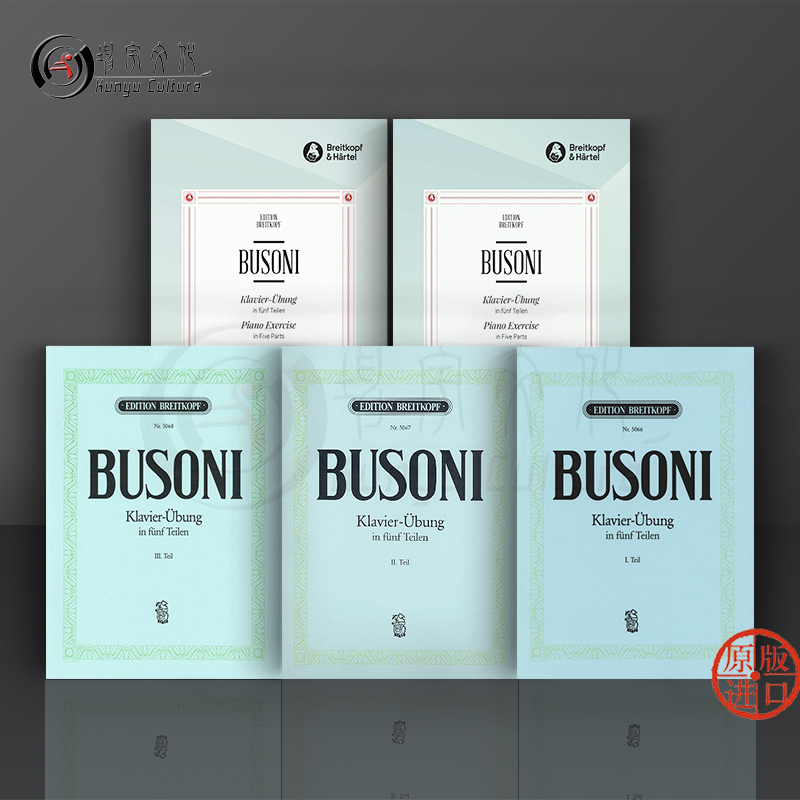 布索尼钢琴练习曲共五部