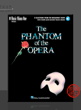 韦伯 歌剧魅影 音乐剧选曲 8首百老汇作品 声乐 含在线音频 MMO乐谱书 Webber The Phantom of the Opera Vocal HL00244102