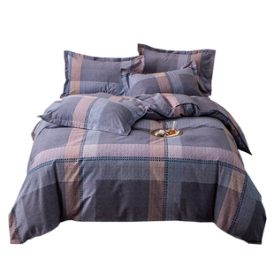 全棉加厚磨毛纯棉床单被套150x180x200x230被罩220x240冬季四件套