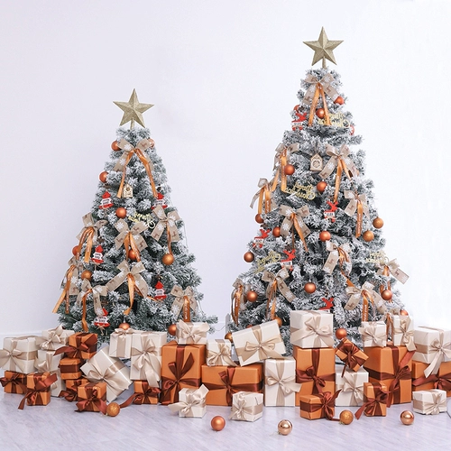 Рождественские украшения 2022, новая Рождественская елка для дома, интернет-знаменитости, высококачественные зашифрованные светящиеся украшения в скандинавском стиле