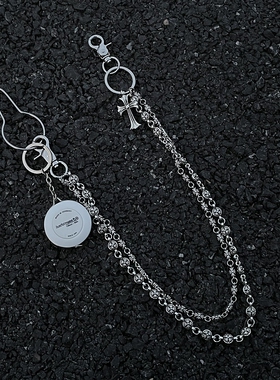 CH风裤链cleanfit金属高级感腰间挂链卷尺钥匙扣包包挂件质感配饰