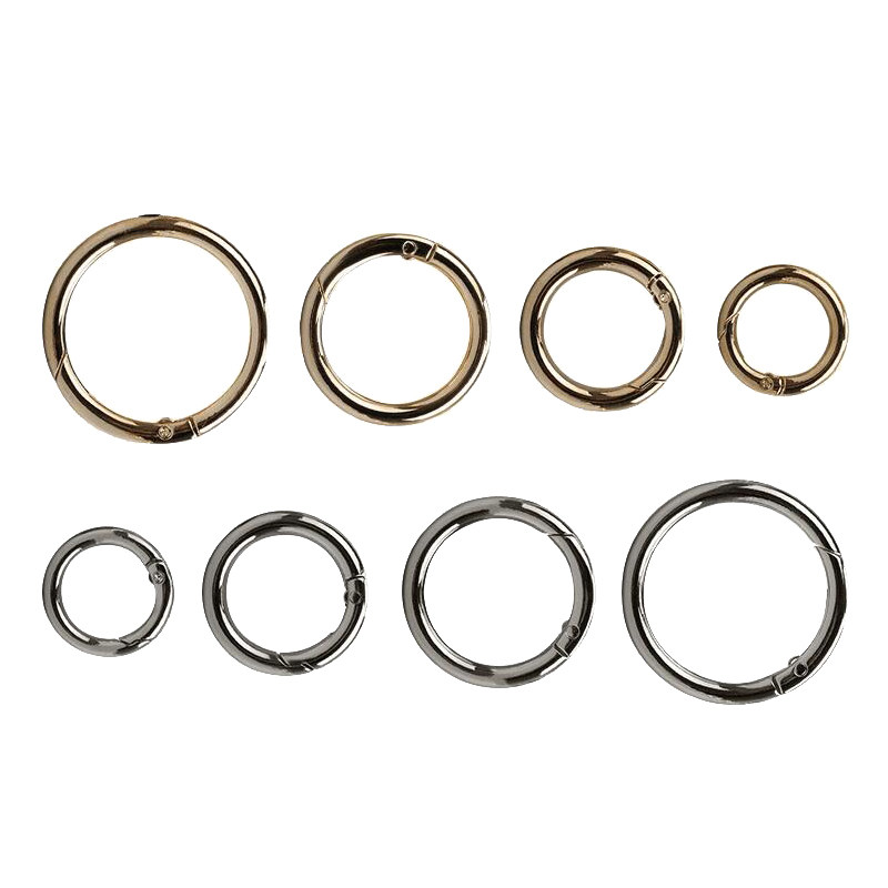 DETACHABLE BAG HARDWARE ACCESSORIES RING BUCKLE OPENING SPRING RING BAG STRAP BAG BUCKLE RING ACCESSORIES METAL BUCKLE RING RING