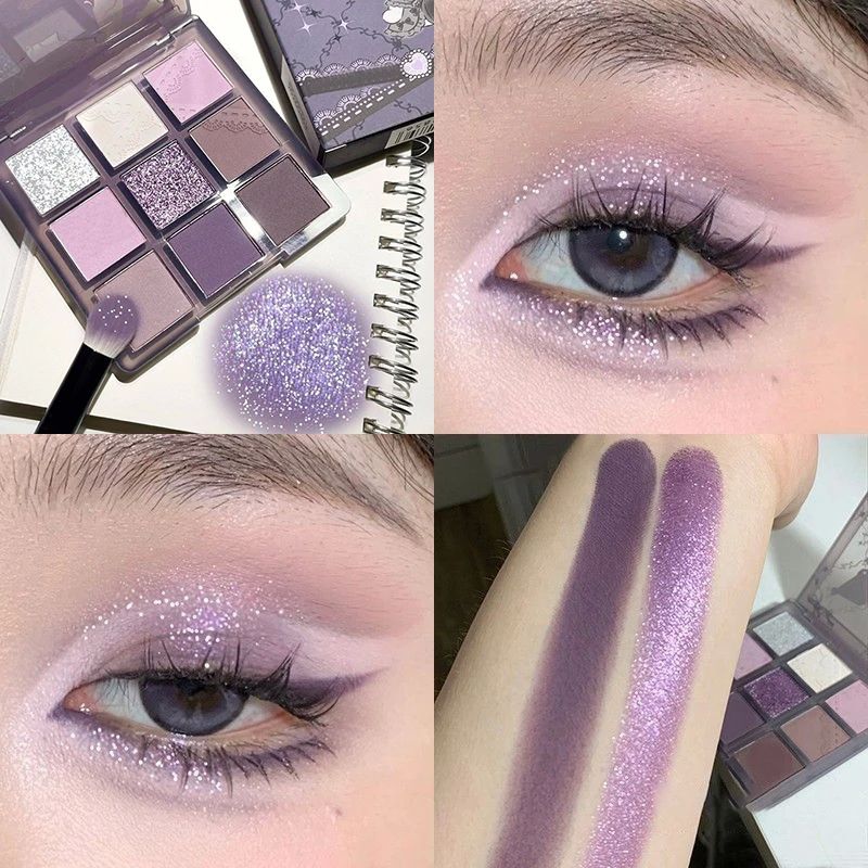 Dream Girl Eyeshadow Palette Punk Smokey Purple Lace Shimmer 彩妆/香水/美妆工具 美妆蛋/扑/海绵 原图主图