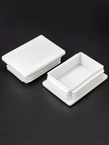 Подключение для презерватива в штекерной подключении квадратной трубки 50*70 квадратная штекер 5x7 см. Бловочный белый белый заблокированный 50x70 Алюминиевая трубка Крышка