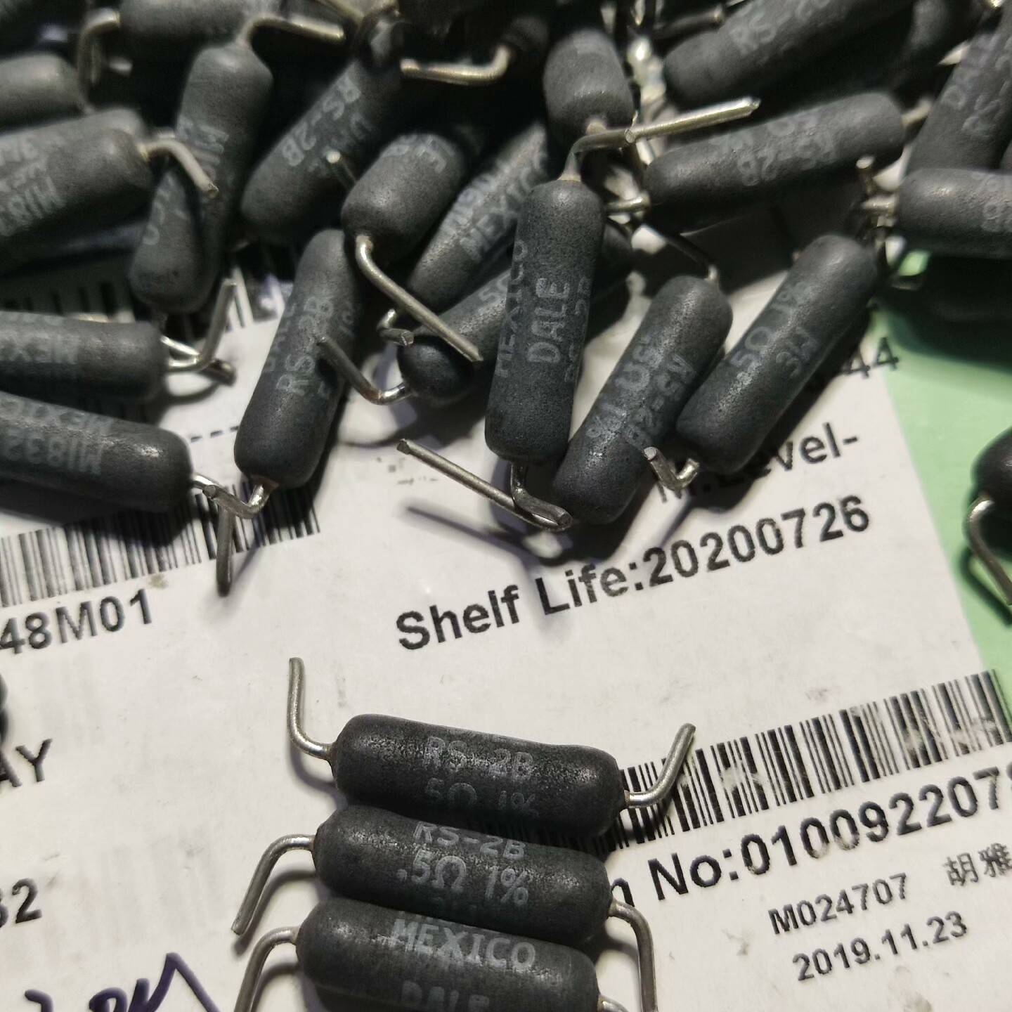 议价RS02BR5000FE70 0.5R 1% 3W dale适用