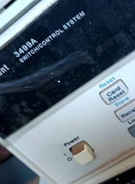 议价安捷伦 3499A数据采集器  带3个44470A模适用