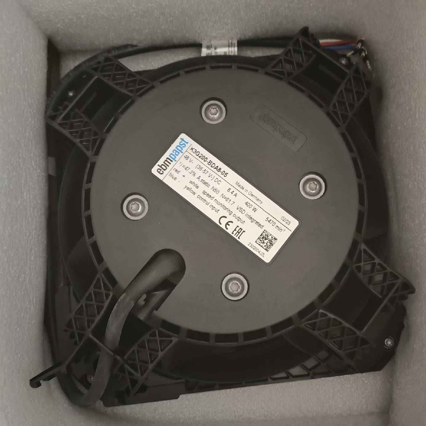 议价K3G200-BDA8-05风机，CRV风机，适用