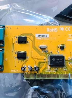 议价三泰 SUX 4037A PCI2口RS232  串口卡适用
