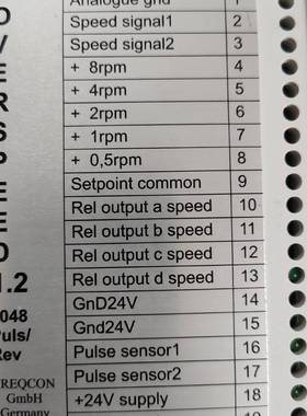 议价FREQCON超速模块OVERSPEED1.2，库存，功适用