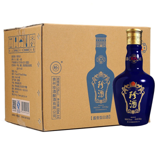 贵州珍酒珍八 53度酱香型白酒500ml*6瓶整箱装宴请送礼收藏佳品
