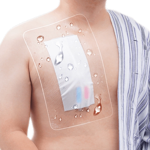 再一起透析洗澡防水贴医用无菌脖子胸腔透析专用贴膜保护贴大尺寸
