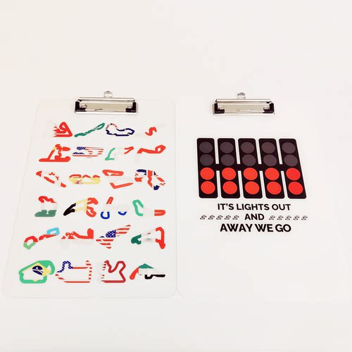 F1发车灯款亚克力书写板