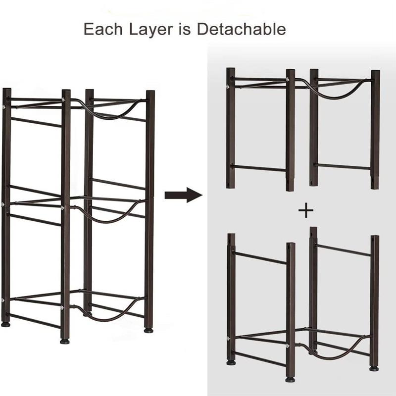 新款支架水桶架三桶装水三层陈列架倒置纯净水桶放置架架收纳