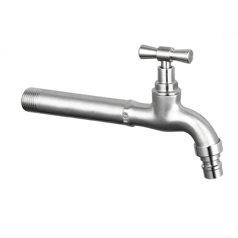 用不锈钢老式慢开户外水龙头室外自来水水龙头水池洗衣机4分家304