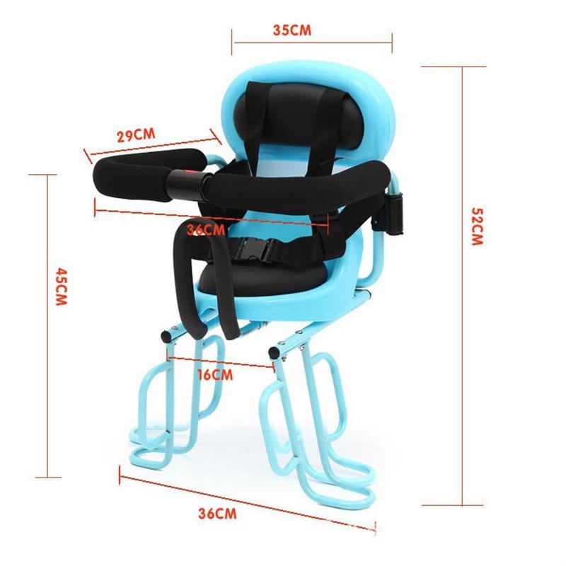 自行车可山地车电动车后置宝宝婴儿安全带坐椅儿童座椅按雨棚