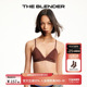 The Blender撞色固定轻薄胸垫可调节肩带美背性感内衣女三角杯