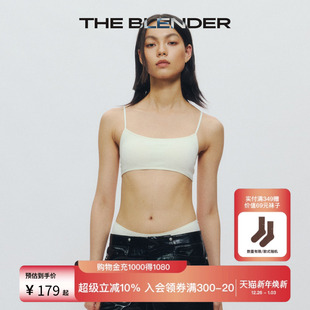 The 性感美背内衣 Blender固定胸垫可调节细肩带背心款