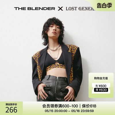 TheBlender欧美无钢圈豹纹文胸