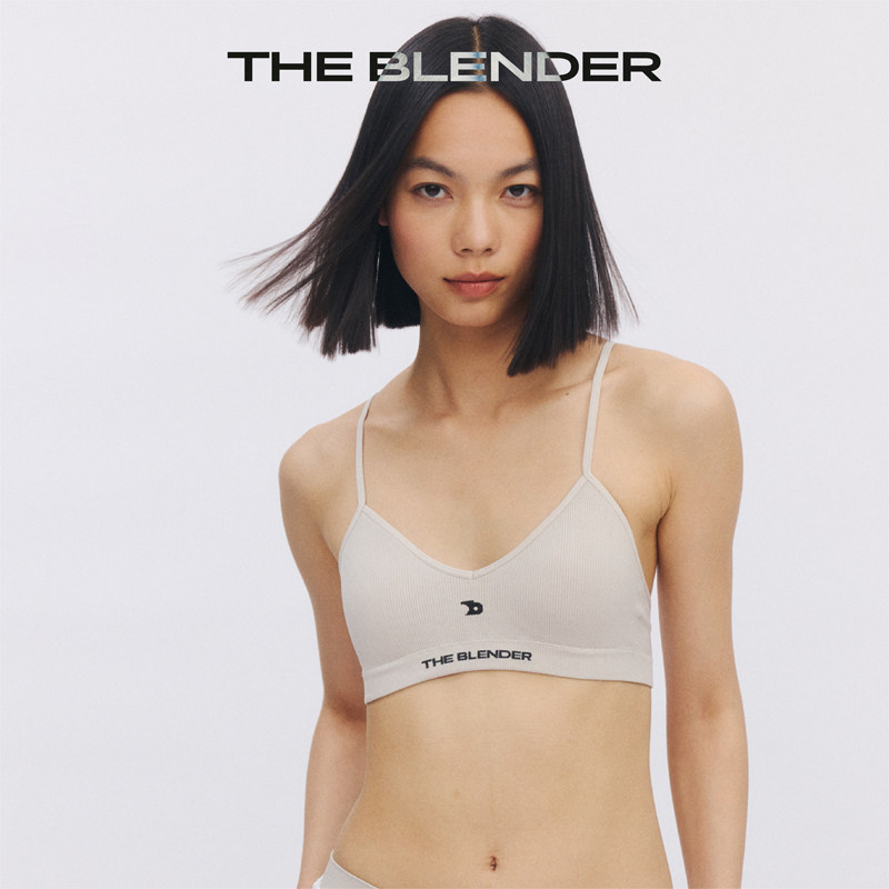 TheBlenderLOGO提花带胸垫内衣