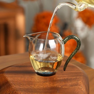 禾器公道杯星辰系列怡然茶海手工底珠高硼硅耐高温玻璃分茶器茶具