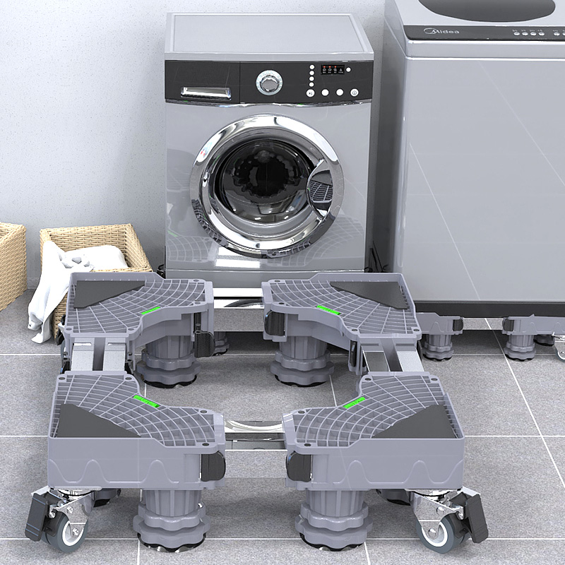 通用洗衣机底座架可移动防震托架波轮专用支架滚筒移动万向轮脚架