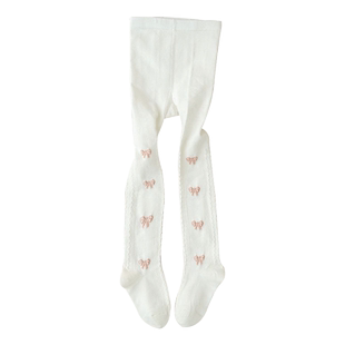 女童连裤袜洛丽塔春秋纯棉薄款儿童打底裤夏季女孩宝宝配裙舞蹈袜