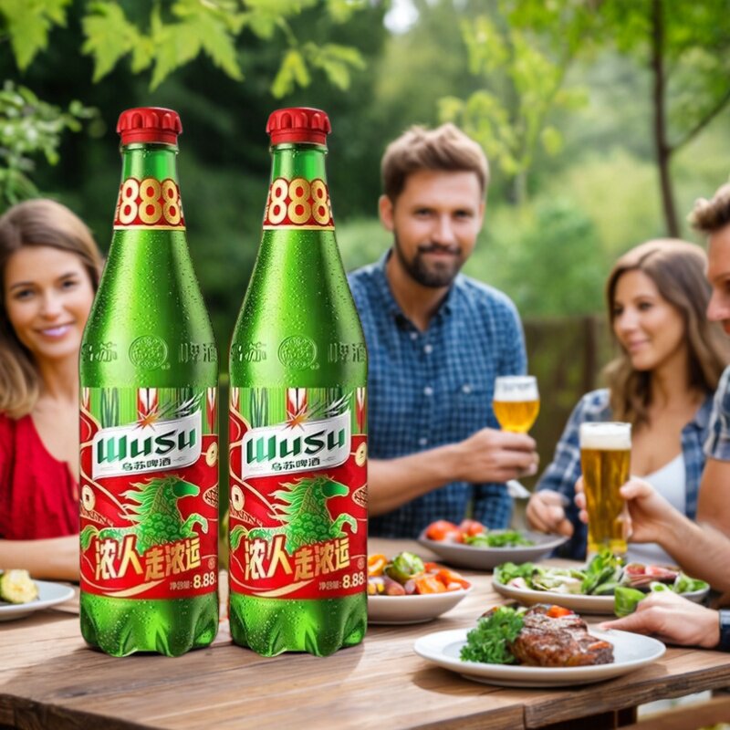 现货乌苏啤酒888经典乌苏8.88升 8.88l大乌苏啤酒 马年限定超大瓶