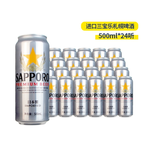 日本进口罐装500ml24听精酿啤酒
