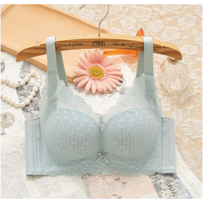 乳胶中厚杯内衣女士小胸专用不空杯聚拢防下垂收副乳无钢圈文胸罩