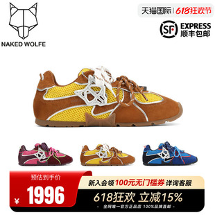 Naked Wolfe英国潮牌/Adored-mesh2026春休闲鞋拼色女德训鞋简约