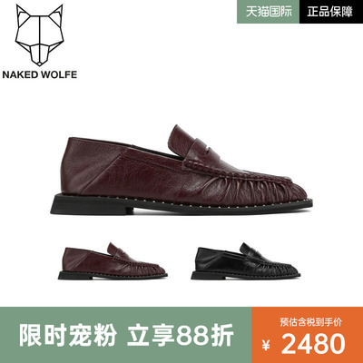 Naked Wolfe英国潮牌/Matrix复古乐福鞋小皮鞋2026休闲款单鞋女鞋