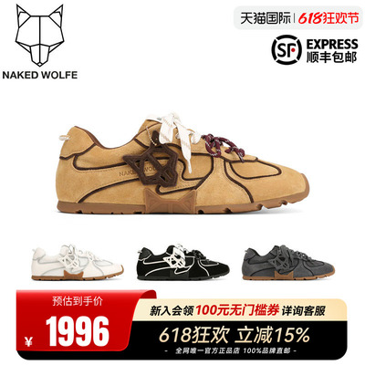 Naked Wolfe英国潮牌/ace复古时尚德训鞋2026春圆头舒适显瘦j男鞋